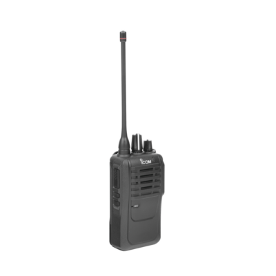 Radio Portátil UHF / Batería 2250 mAh extrema duración / 400-470 MHz / 5W De Potencia / Bocina de 1500mW Mas Potente/ , 16 canales. Incluye: batería, cargador, antena, tapa de accesorios y clip