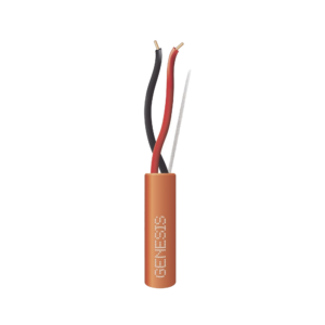 Bobina de 305 Metros / Alambre de Cobre / 2 x 16 AWG / Tipo FPLP, CL3P, FT6 Plenum / Color Naranja / Para Aplicaciones en Sistemas de Detección de Incendio y Sistemas de Evacuación